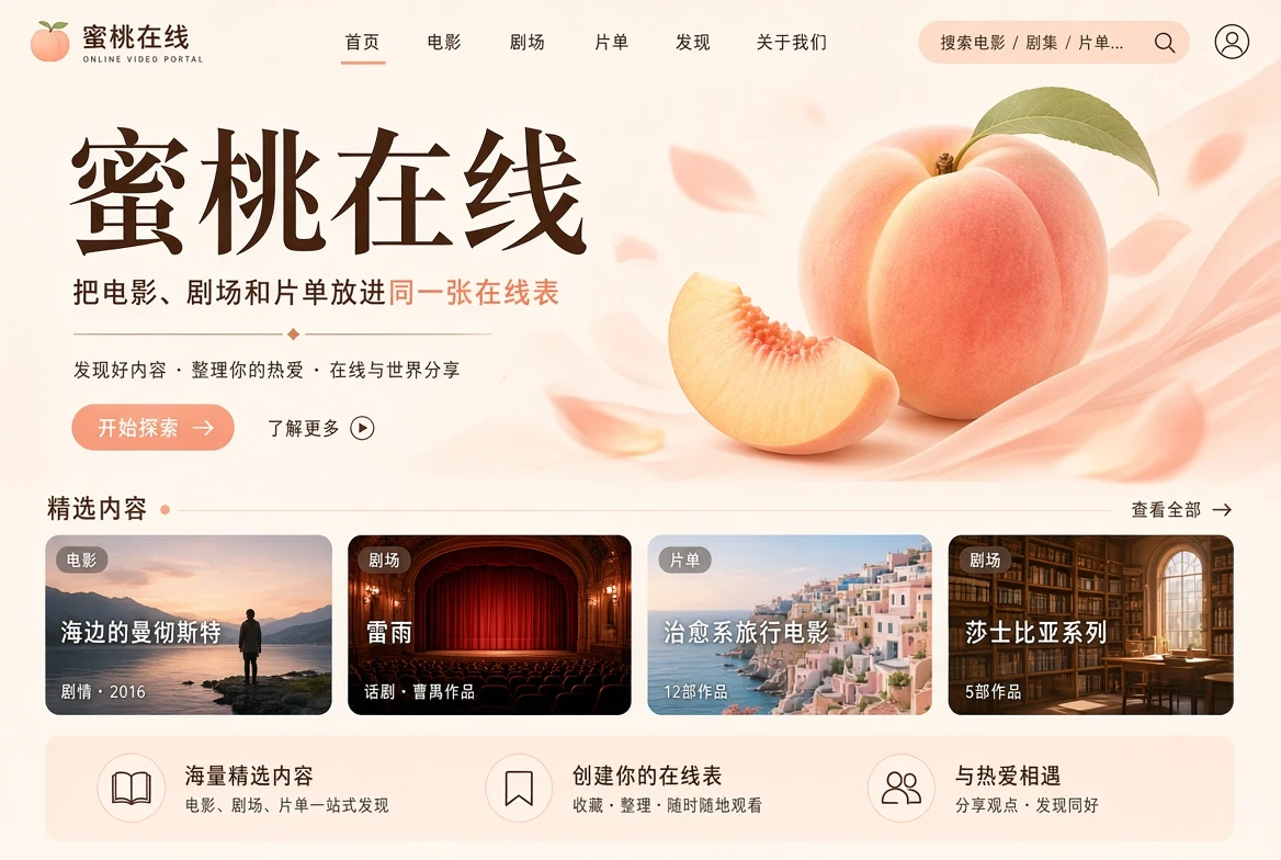 蜜桃在线首页导览